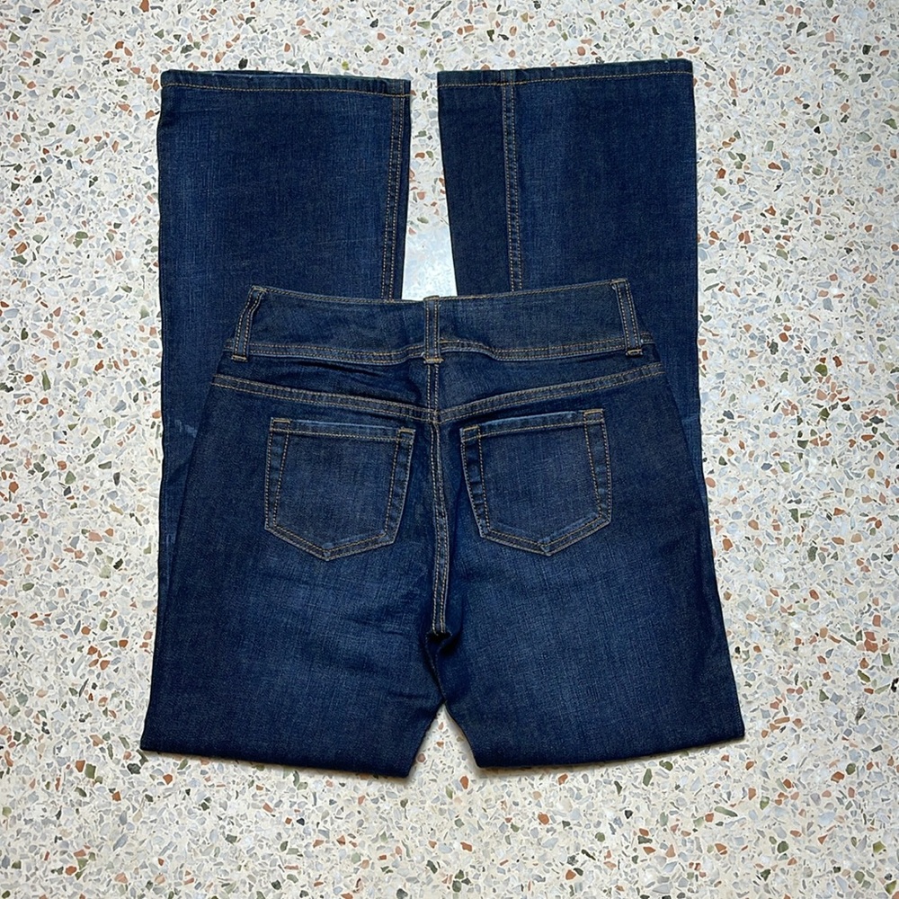 SEXY Victorias Secret LONDONJEAN Boot cut Flare Jeans Size 4 31Inseam - Picture 4 of 6